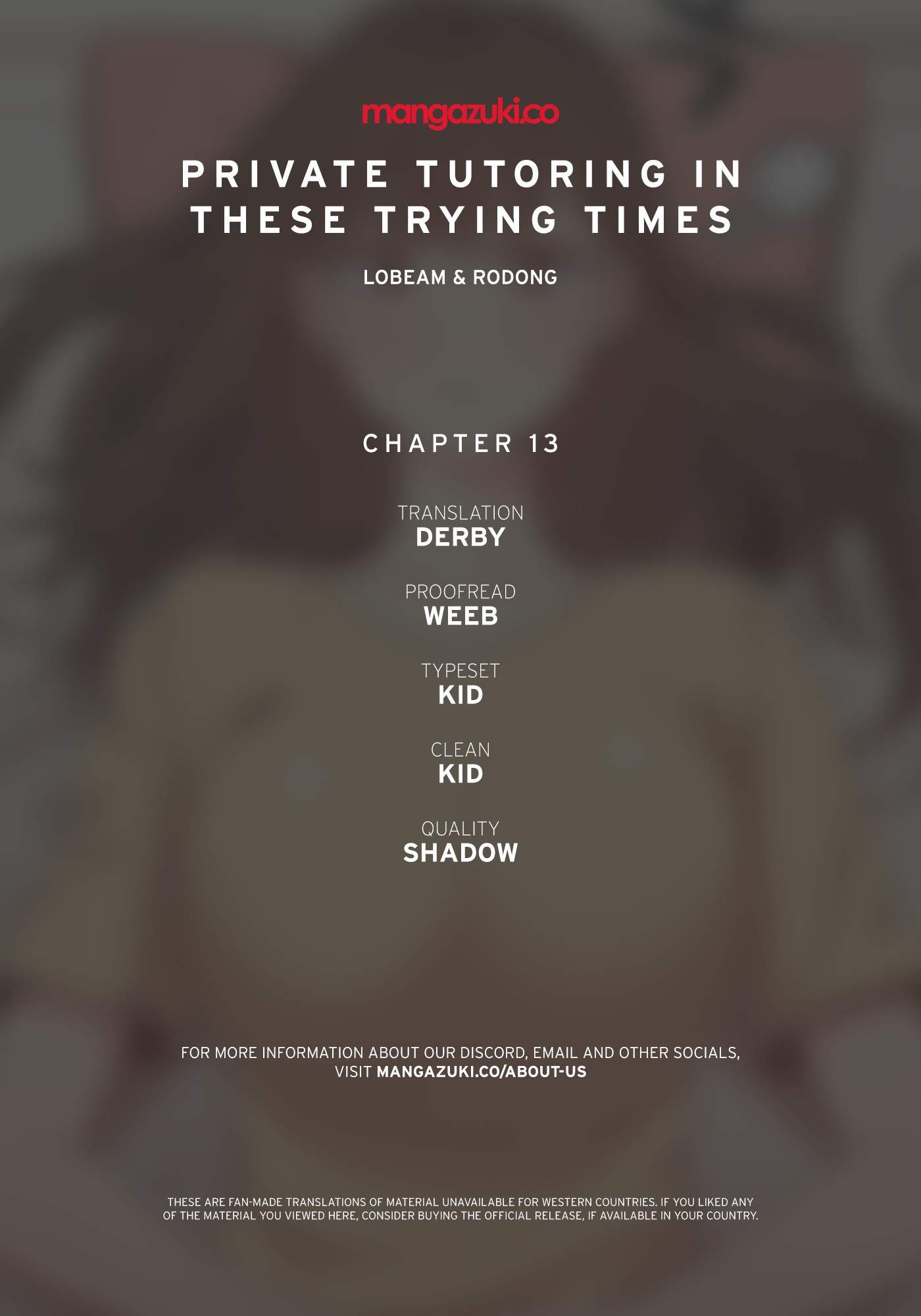 Private Tutoring in These Trying Times - Chapter 13 2