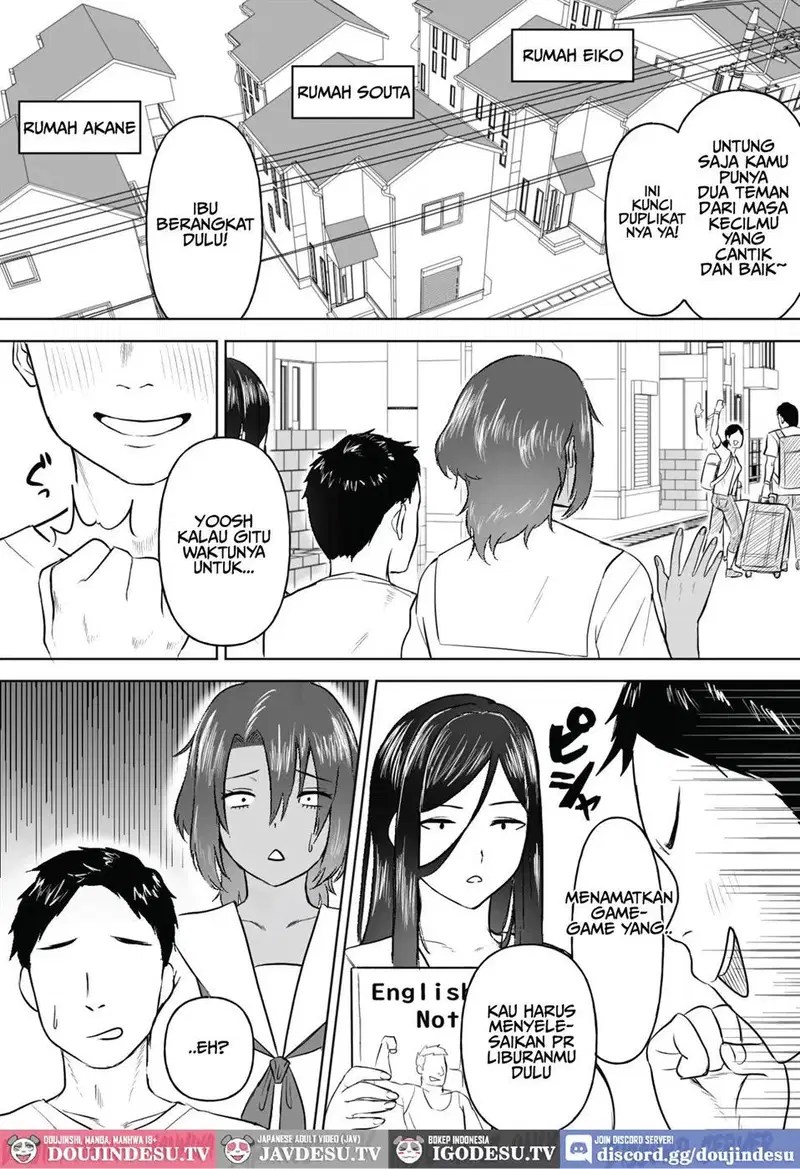 Dekai Osananajimi-tachi ni Hasamarete Ase Daku Harem Ecchi - Chapter 1 6