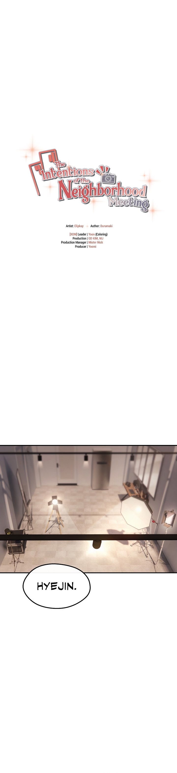 The Intentions of the Neighborhood Meeting - Chapter 24 end 6